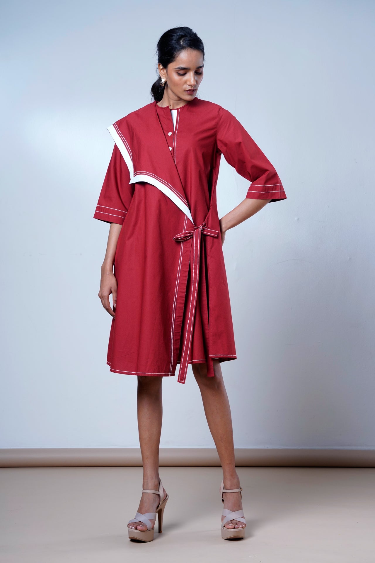 Brick Aster – Modern Angle Dress