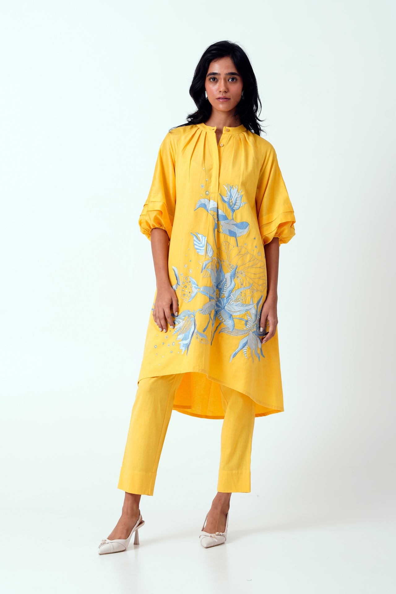 Canary Suvi Set - Embroidered Tunic + Pants