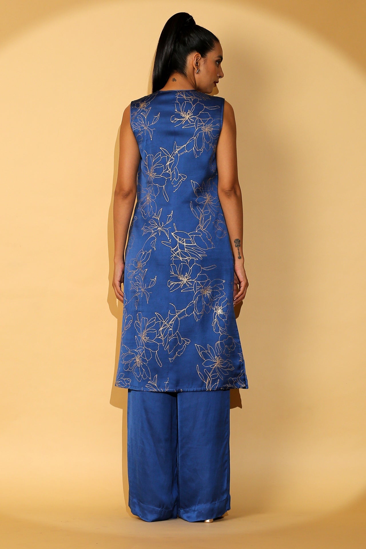 Kate - The Overlap Tie-up Tunic Set