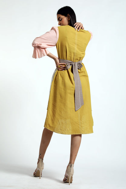 Batul - Panelled Dress With Pockets