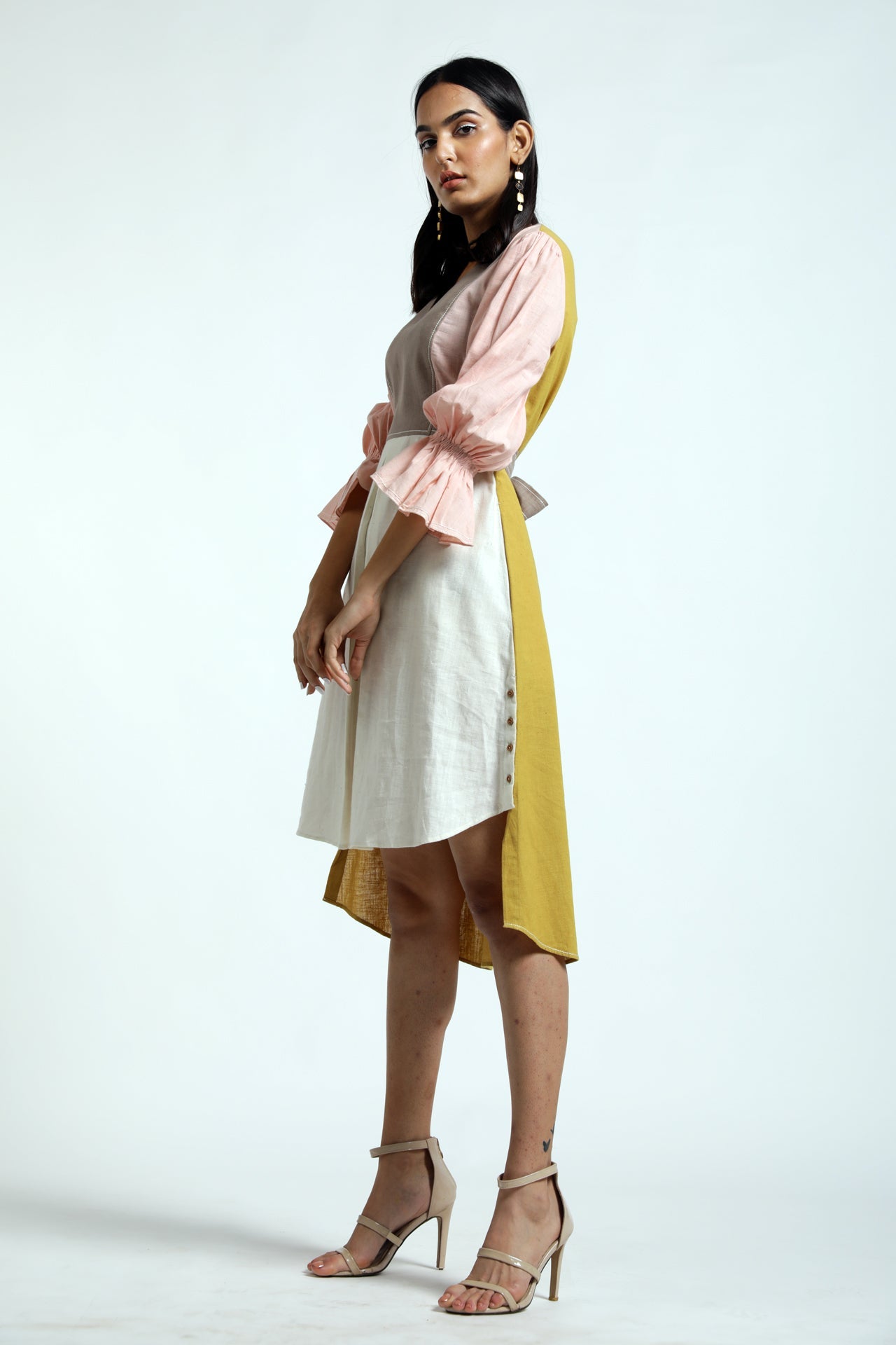 Batul - Panelled Dress With Pockets