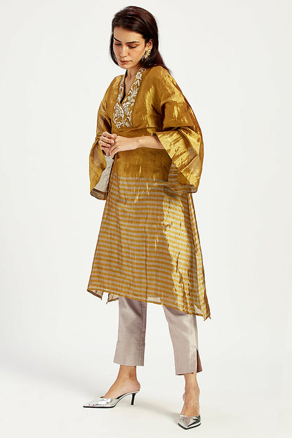 Nambia - Golden Sun Elegant Tunic + Pant Set