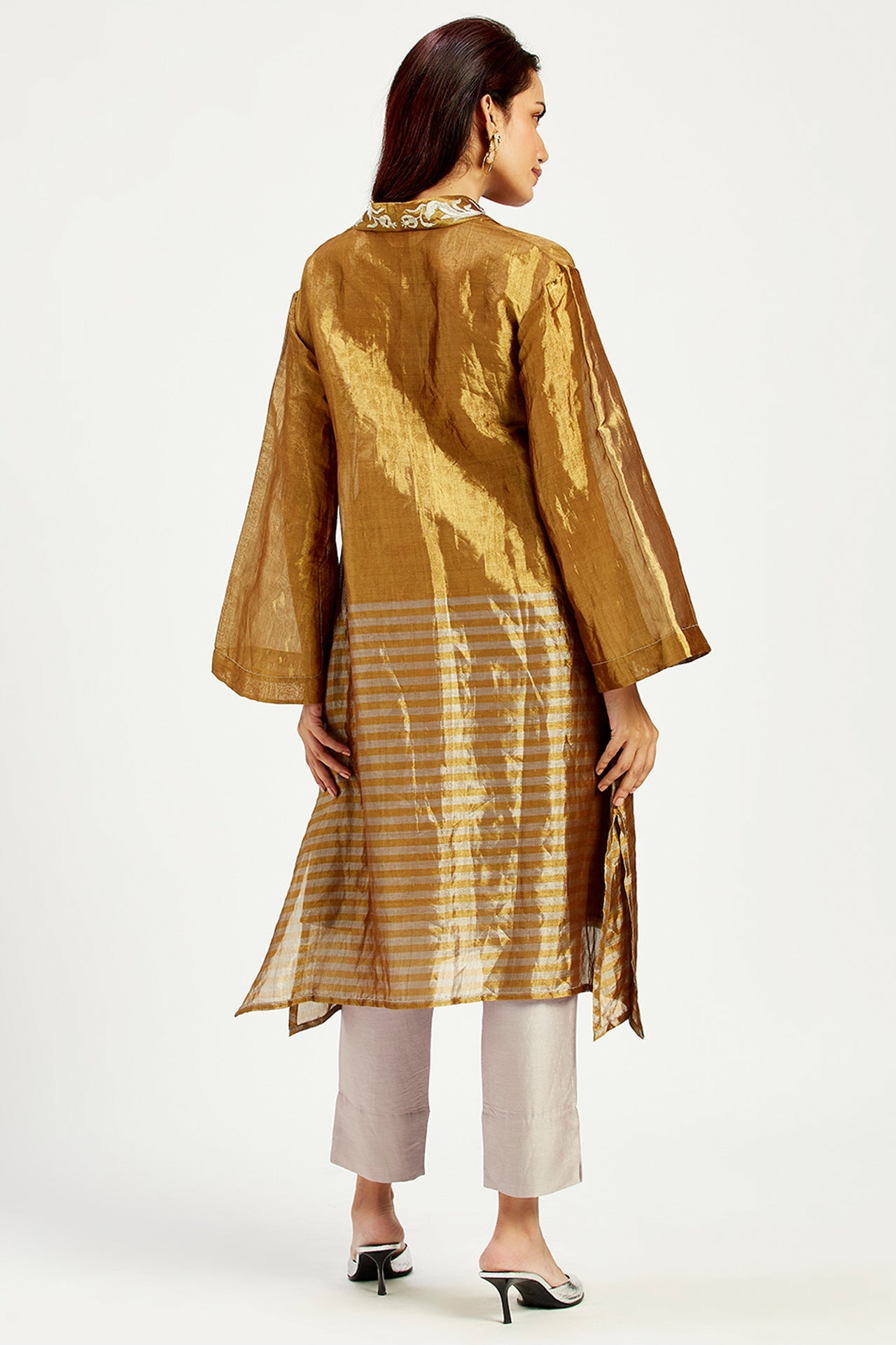 Nambia - Golden Sun Elegant Tunic + Pant Set