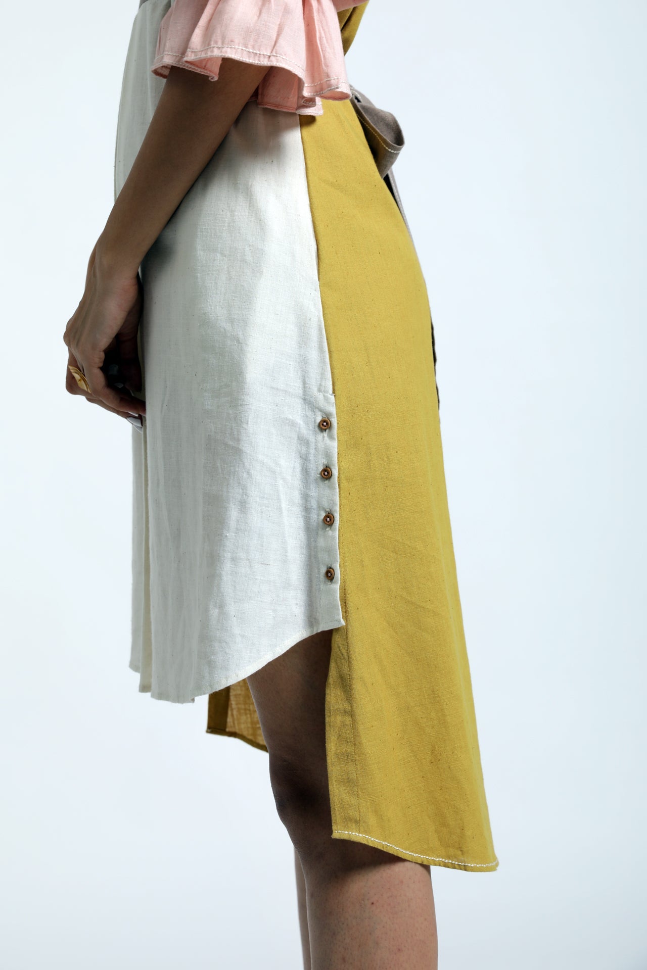 Batul - Panelled Dress With Pockets