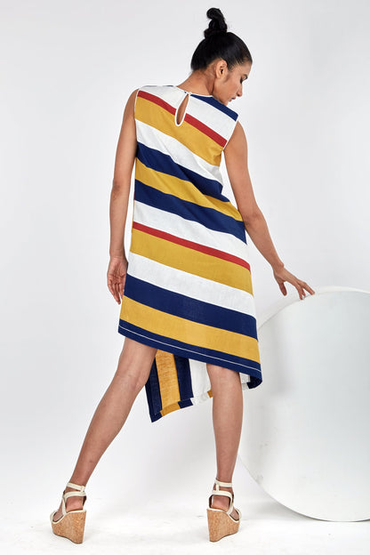 Miami - Rainbow Stripe Dress