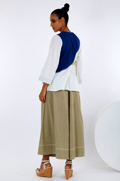 Asha + Oshi - Overlap Belted Top & Fisherman Pants