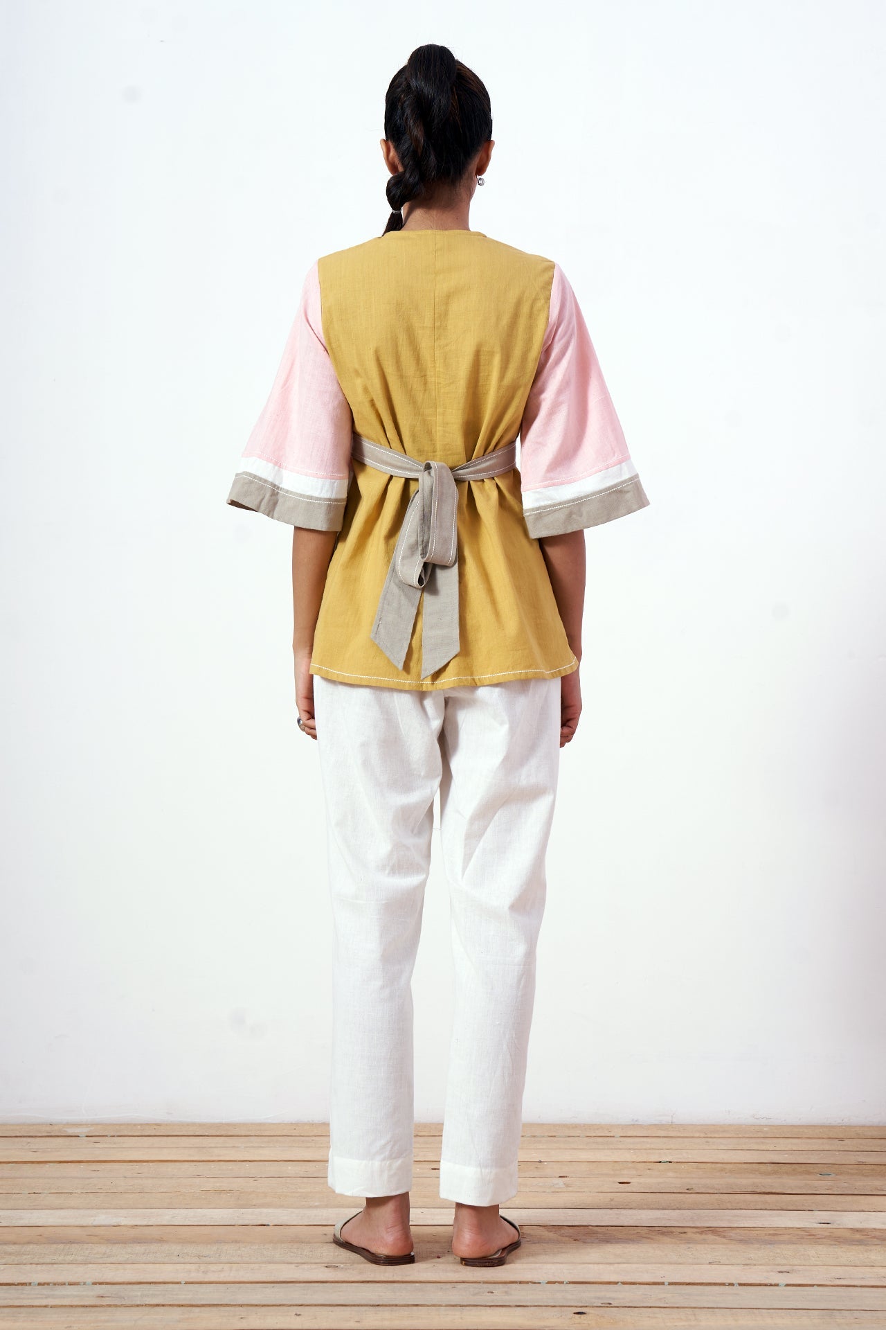 Ami - Retro Tie-Back Top + Pant Set