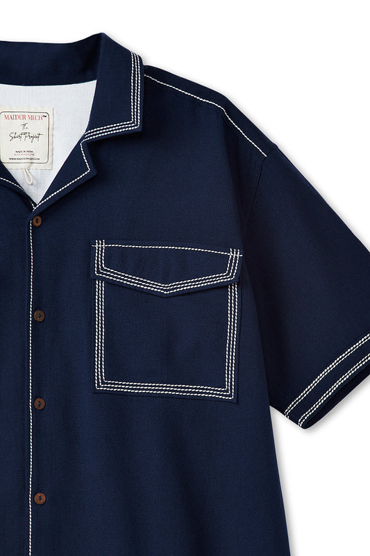 Shirt Manil – Indigo, Hold the Drama