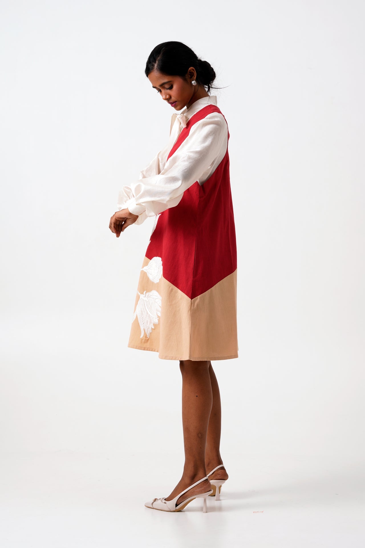 Madder Melody - Neck Tie Shirt + Short Dress