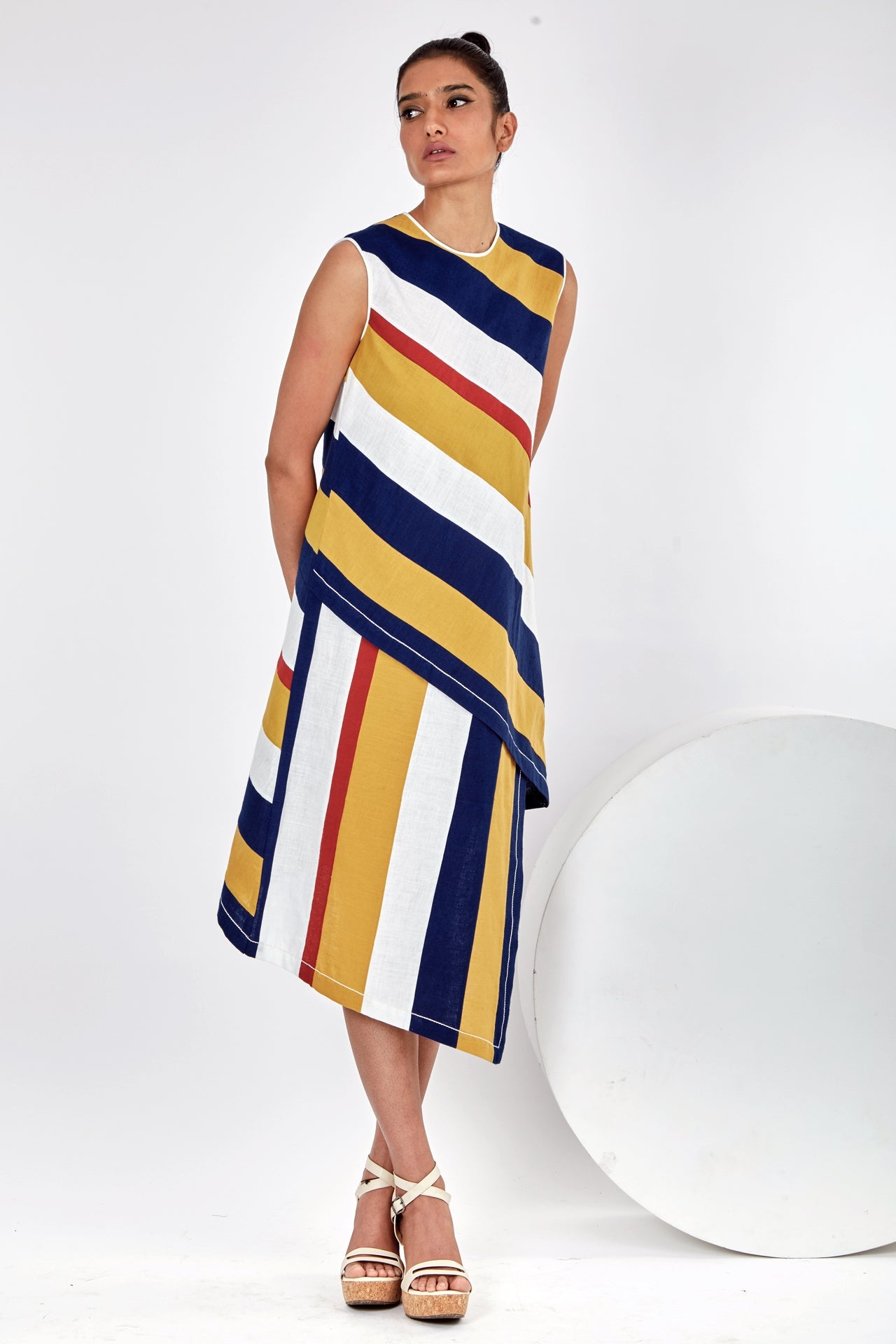 Miami - Rainbow Stripe Dress