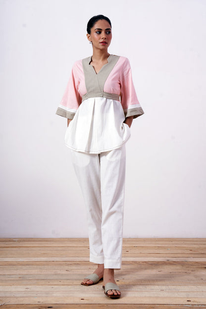 Ami - Retro Tie-Back Top + Pant Set