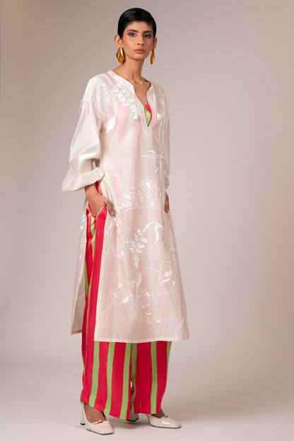 Astra - Sheer Kaftan, Bustier & Pants