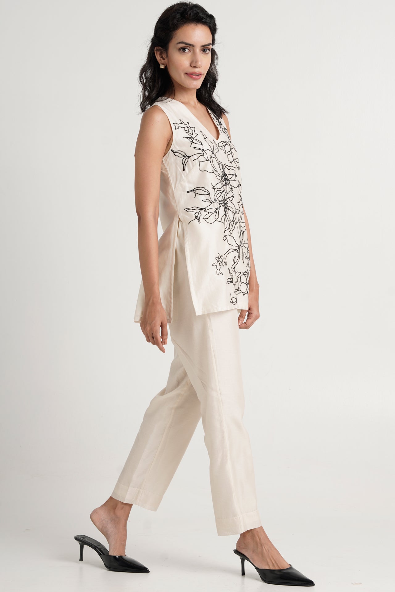 Irwin - Sequinned Sleeveless Top + Pants