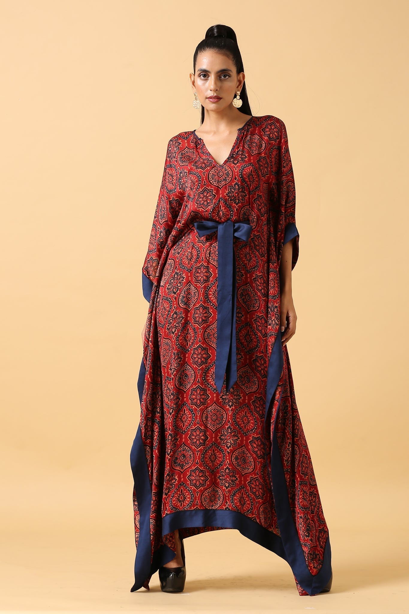 Baha - Bow Tie Long Kaftan