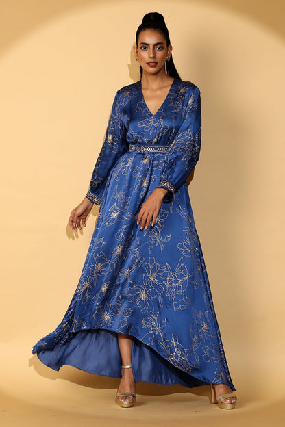 Vivi - Maxi Kaftan with Zari Belt